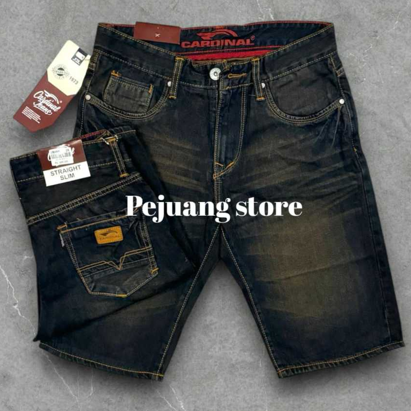 PROMO CELANA CARDINAL PENDEK IMPORT PREMIUM CELANA PENDEK JEANS PENDEK PRIA PREMIUM