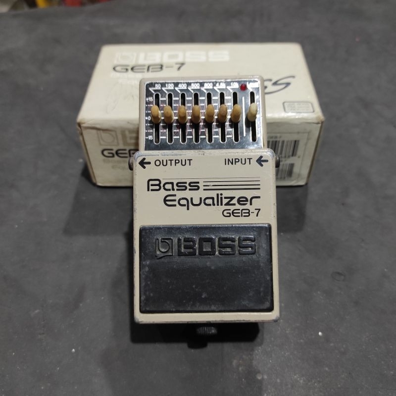 Boss GEB 7, Bass Equalizer, Preamp Bass, Not GE 7b