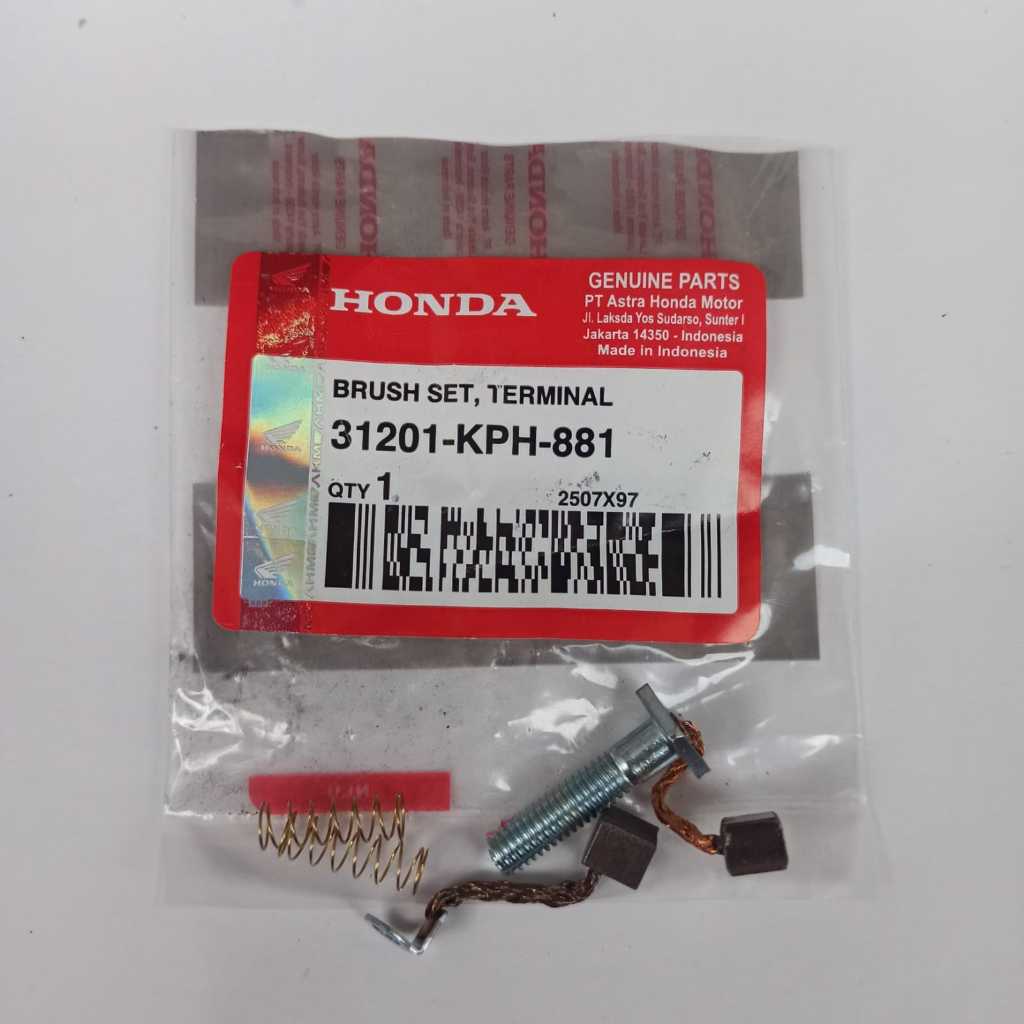 carbon brush/arang dinamo stater/cool stater honda supra x 125/karisma/supra fit new KPH