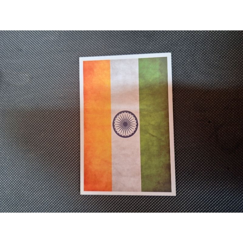 

kartu pos Bendera india/india flag postcard