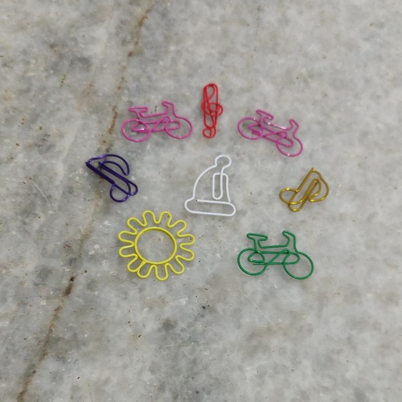 

PAPER CLIP COLORFUL VINTAGE / KLIP KERTAS WARNA WARNI LUCU
