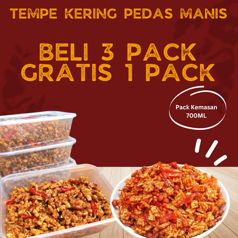 

BUY 3 GET 1 TEMPE KERING PEDAS MANIS