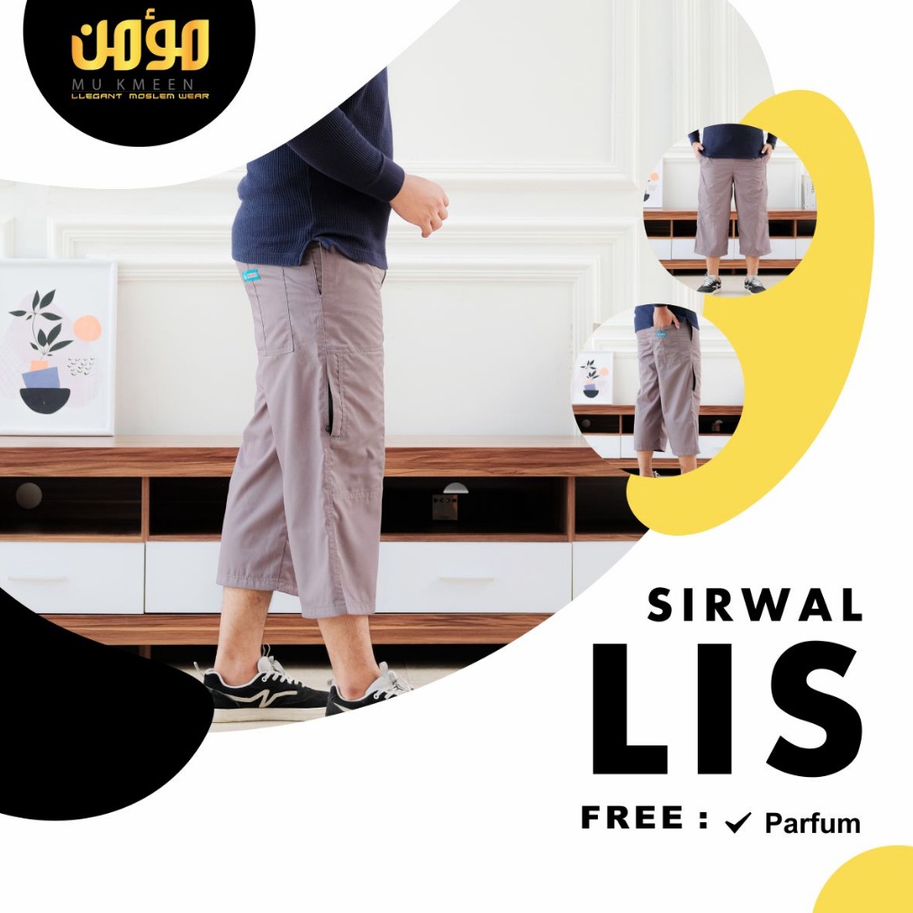 KODE R94F Sirwal Lis  Sirwal Mukmeen  Celana Pangsi  Laisbal  Celana Komprang  Celana Sirwal  Celana