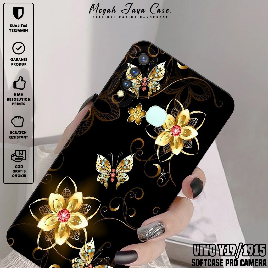 Softcase Hp VIVO Y19 / VIVO 1915 - Case Hp VIVO 1915 / VIVO Y19 Motif KP - Casing Hp VIVO Y19 - Soft