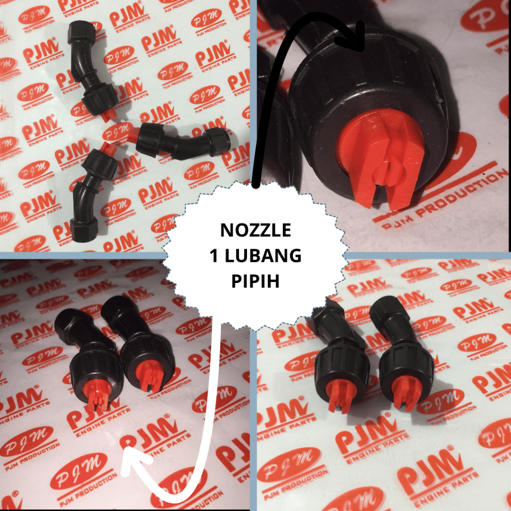 NOZZLE NOSEL SEMPROT NOZEL NOSEL NOJEL SPRAYER BESAR PLASTIK 1 MATA 1 HOLE 1 LUBANG MODEL PIPIH MESI