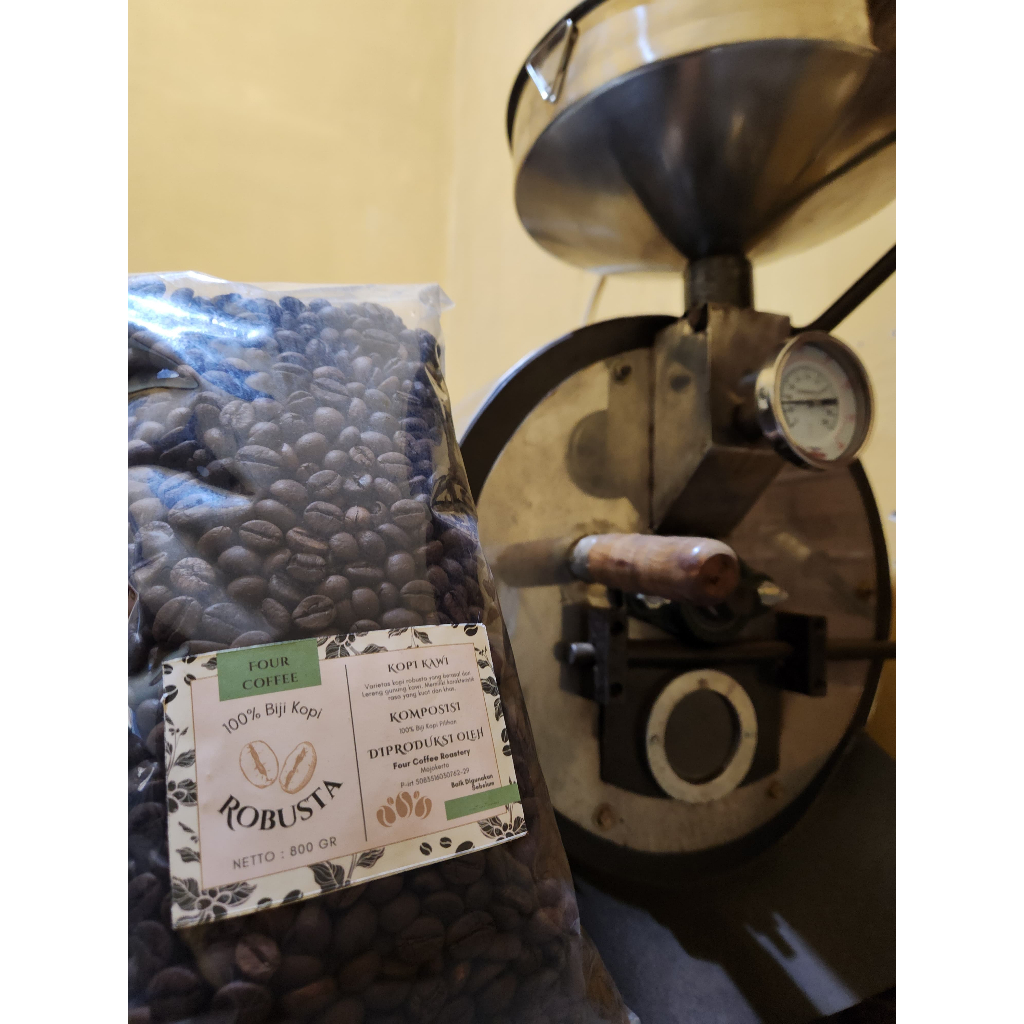 

Kopi Robusta Kawi Biji Kopi Sangrai Bubuk Kopi Robusta