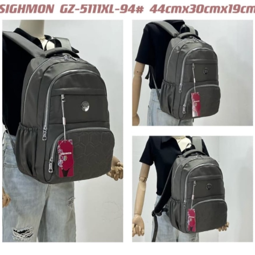 Diskon Terbaik  Tas Wanita Ransel SIGHMON Original Tas Ransel 3 in 1 Import Fashion Korea Tas Ransel