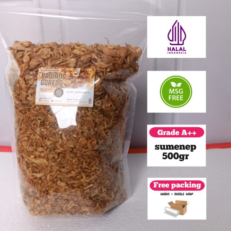 

Bawang Goreng Asli Brebes 500gr
