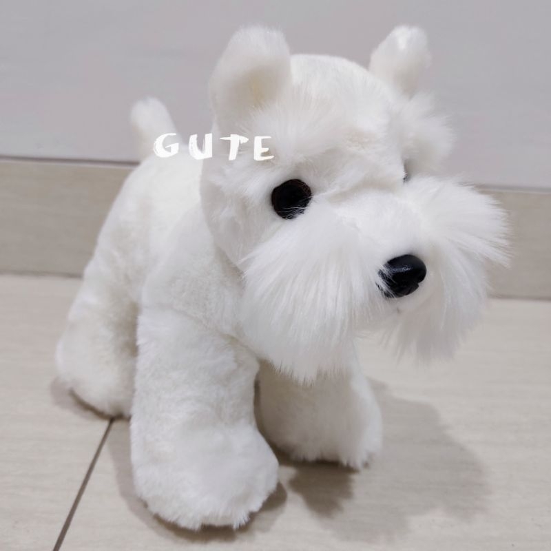 Boneka Anjing Hitam Putih Terrier Westie