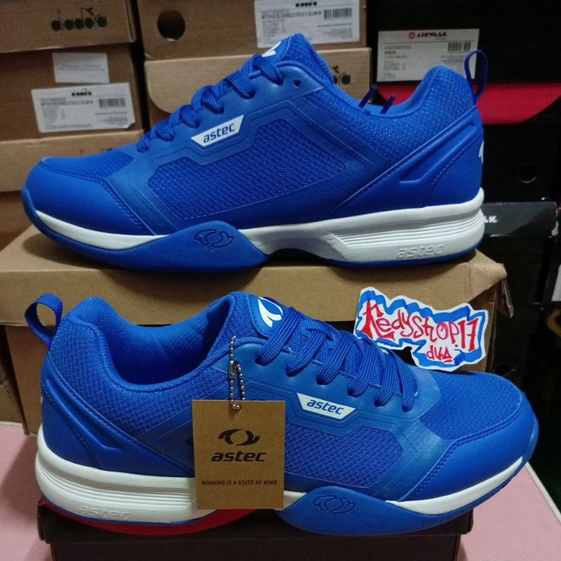 Sepatu Badminton Astec Jota blue badminton sport shoes original