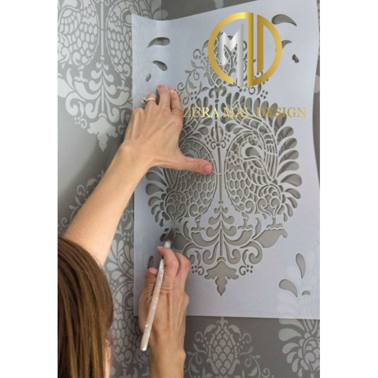 

Order Sekarang stencil motif batik burung phonik cetakan kusus cet dinding