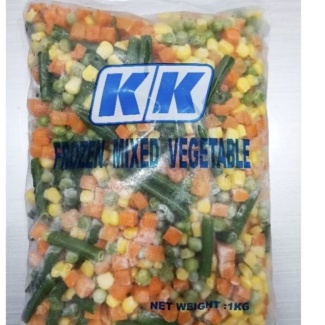 MIX VEGETABLE FROZEN 1KG / SAYURAN BEKU 1KG/ SAYUR MIX