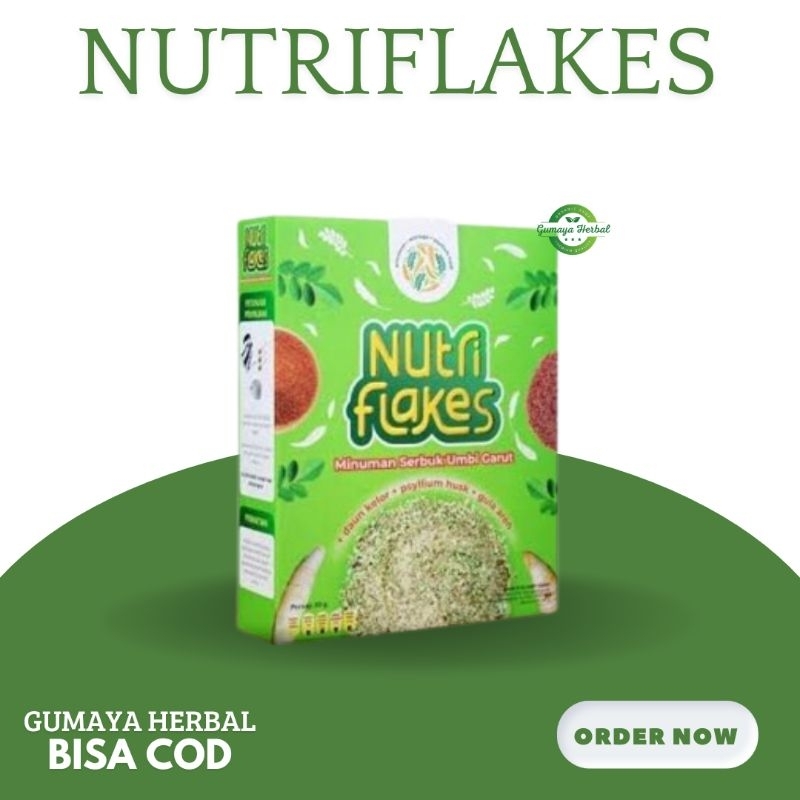 

PROMO HARI INI NUTRIFLAKES PAKET 1 BOX Sereal Umbi Garut & Ekstrak Daun Kelor Bantu Atasi Asam Lambung