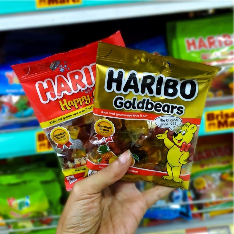 

Haribo Candy Gummy Gold Bears & Happy Cola 80g