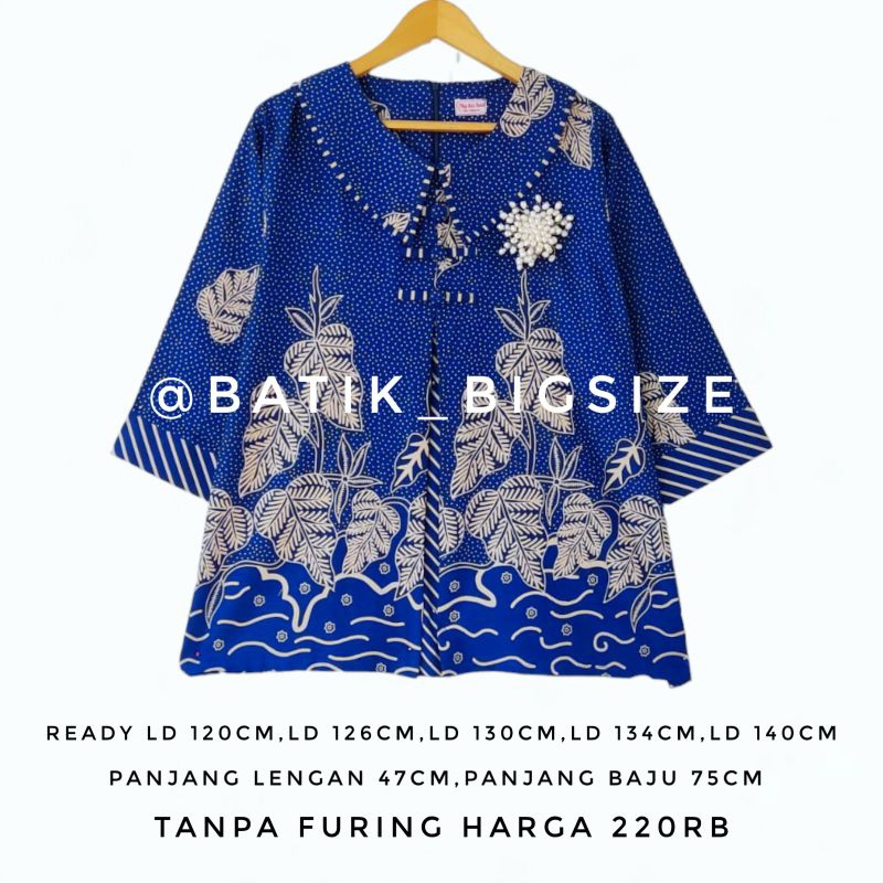 Blouse batik bigsize,blouse batik jumbo,blouse batik,blouse batik jumbo modern,blouse batik bigsize 