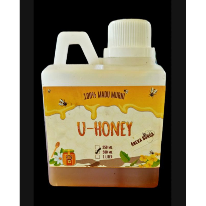 

MADU U-HONEY ANEKA BUNGA 100% MURNI 500ML