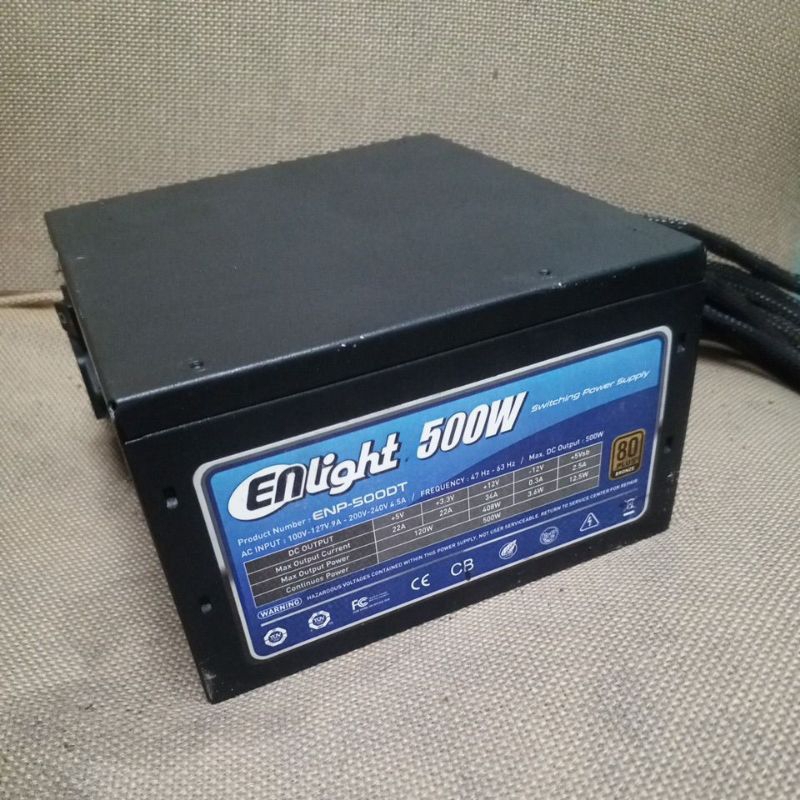 Power Supply enlight 500W - PSU Pure 500W
