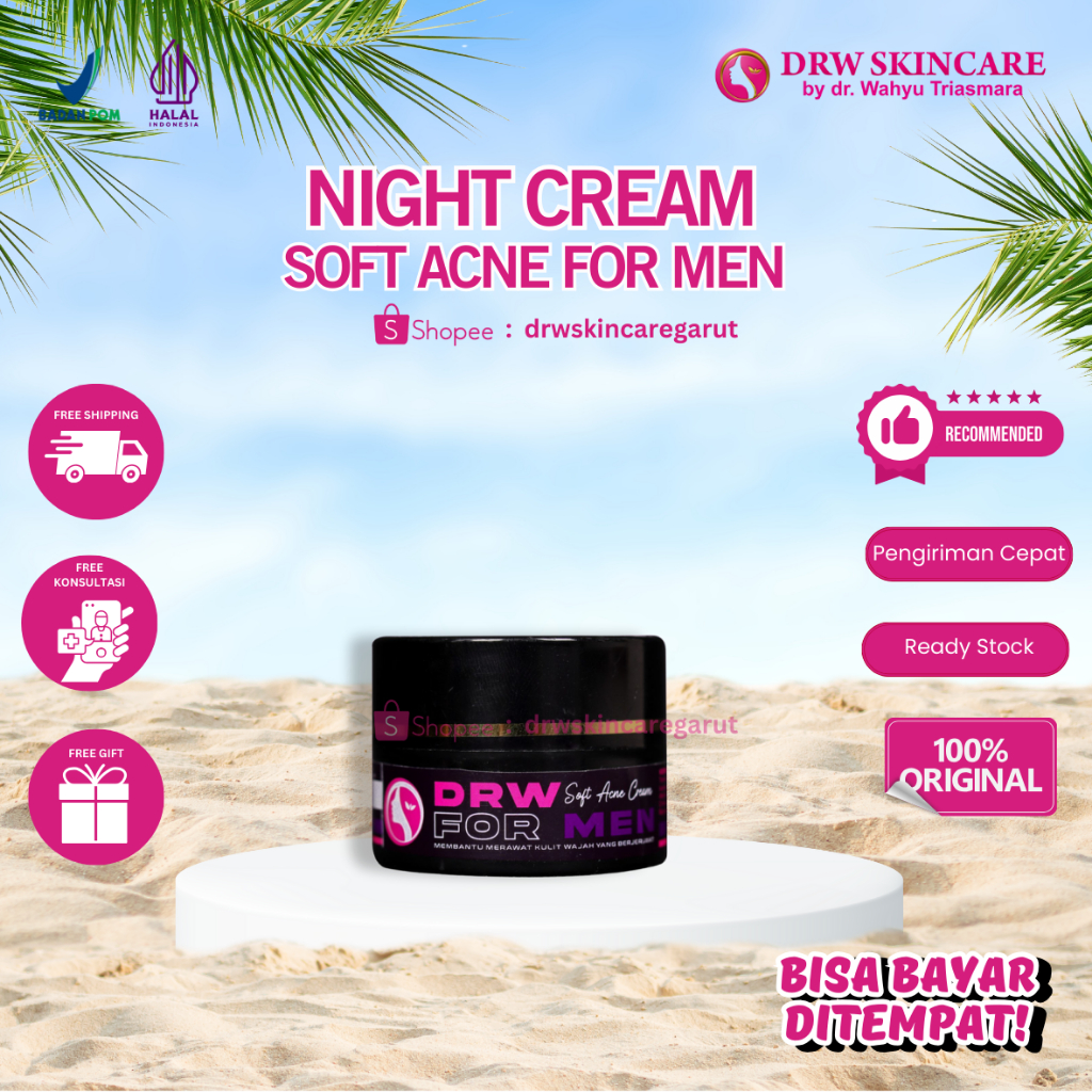 ECER DRW FOR MEN / NIGHT CREAM / FACIAL WASH / MICELLAR WATER DRW SKINCARE