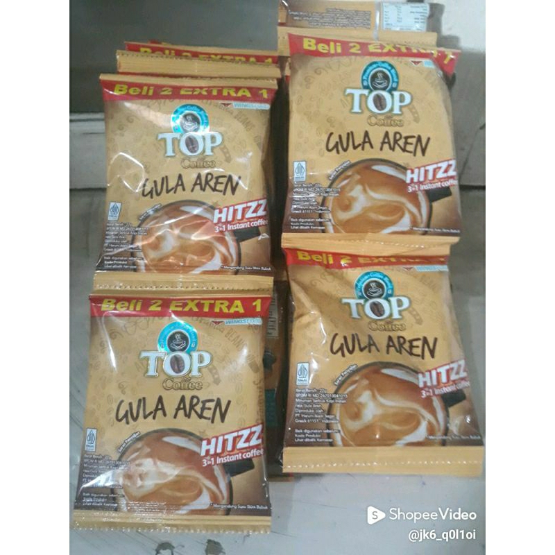 

kopi top gula aren 1 renteng (15 biji)