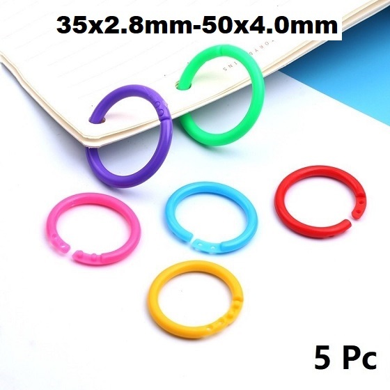 

Ring Binder Loose Leaf Bahan Plastik Uk 35x2.8mm-50x4.0mm Harga/5pc