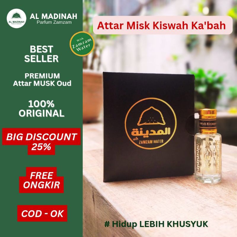ATTAR SERIES - MISK KISWAH KA'BAH - Al Madinah Parfum Zamzam Rose Nabawi Al Rawda Haramain Oud