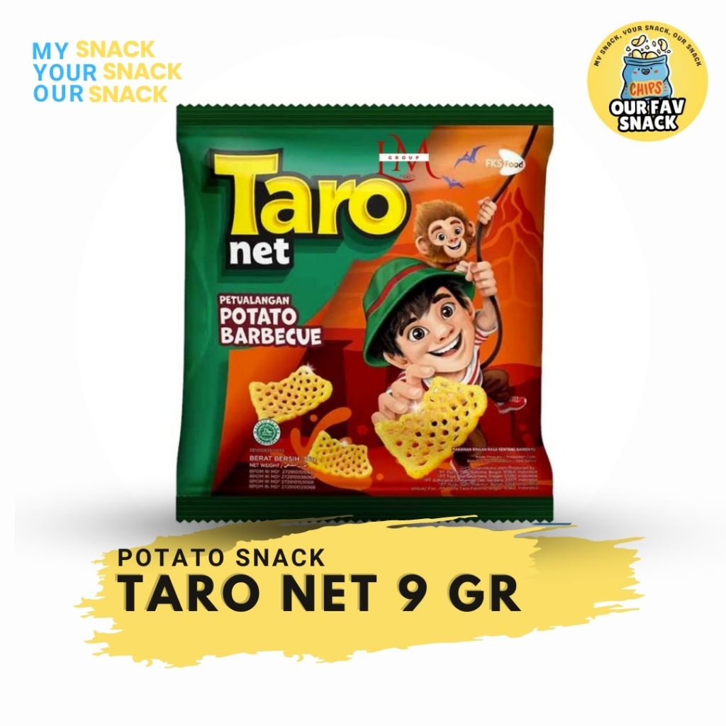 

Taro Net 1K Chiki Taro 1000 an Taro Net Potato BBQ Harga Per 1 Pcs Berat 9 gr