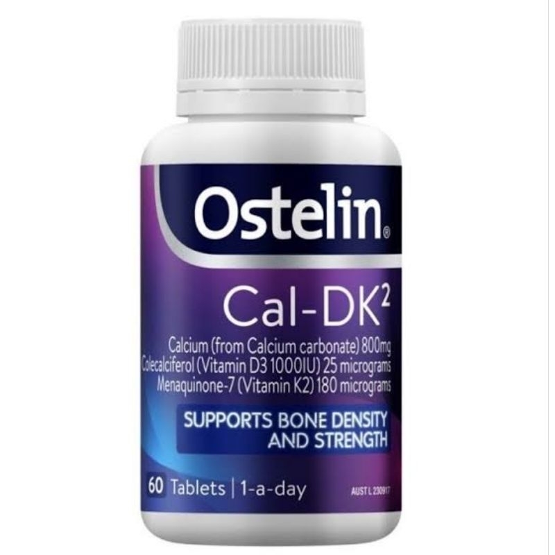 Ostelin Cal DK2 (Calcium, Vitamin D3 & Vitamin K2) Original Australia