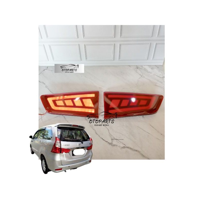 LAMPU BUMPER BELAKANG LAMPU REFLEKTOR VARIASI LAMPU BAGASI MOBIL GRAND NEW AVANZA TAHUN 2016-2018