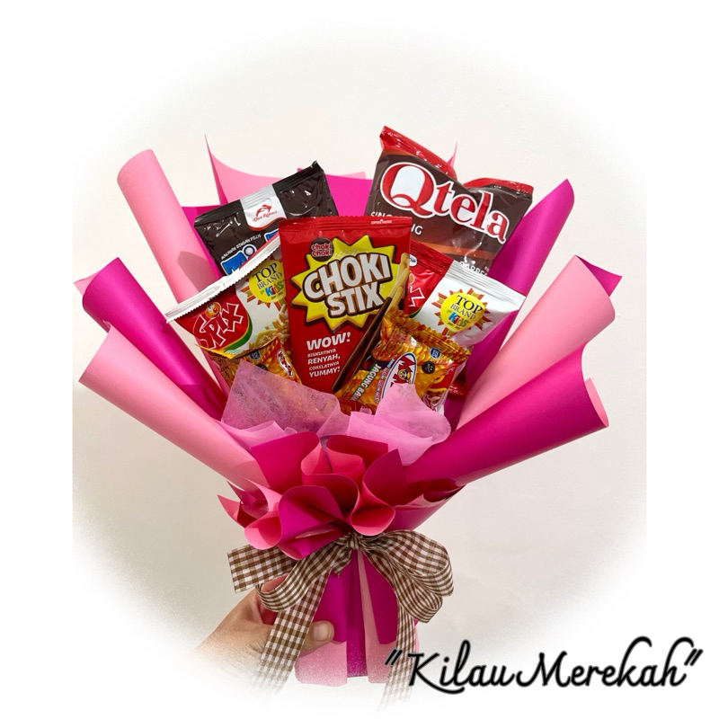 

Buket snack ultah/ Hari guru/ Wisuda Dll