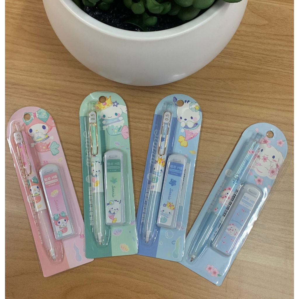 

Pensil mekanik karakter sanrio set - pensil karakter sanrio 0,5mm HB