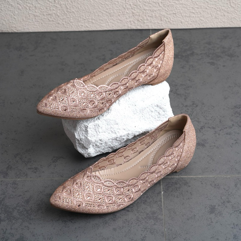 Peter Keiza Wedges Pesta Wanita Heels 3 cm YA 08-02