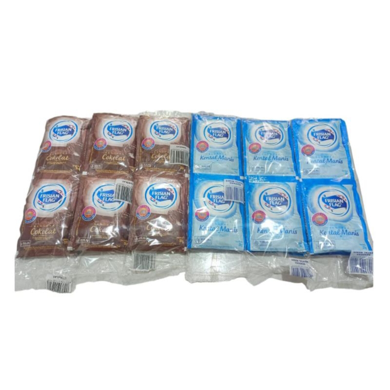 

Frisian flag sachet putih coklat