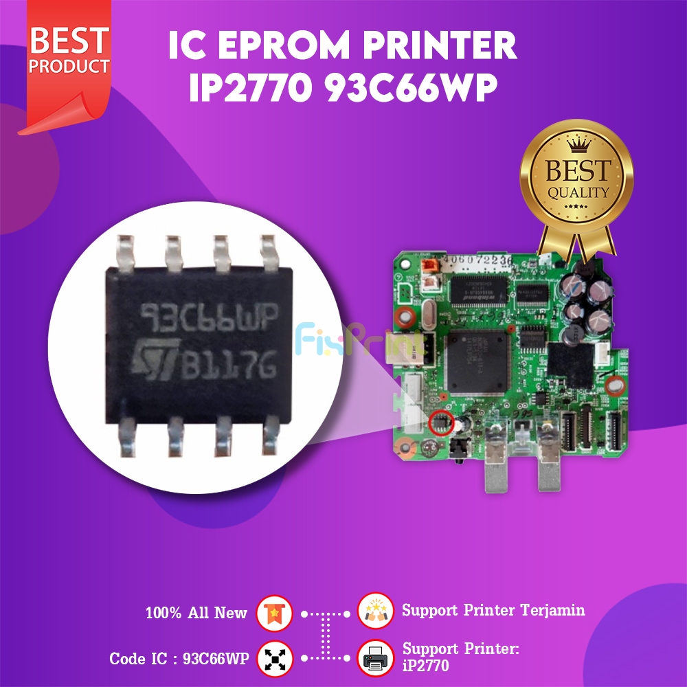 FixPrint IC Eprom IP 2770 , IC Eprom Reset IP2770, IC Counter IP2770