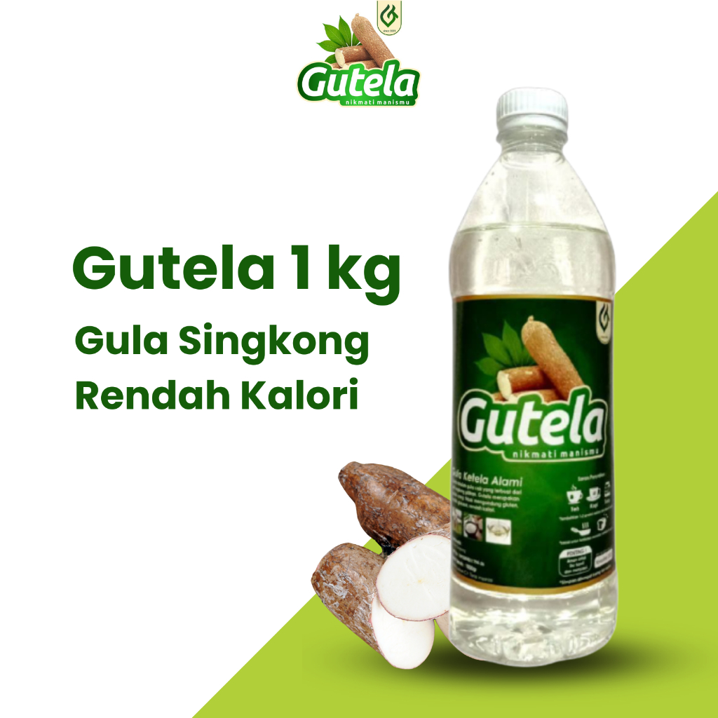 

Gula Singkong Cair Gutela - Gula Fructose 1 KG - Syrup Fruktosa - Gula Cair
