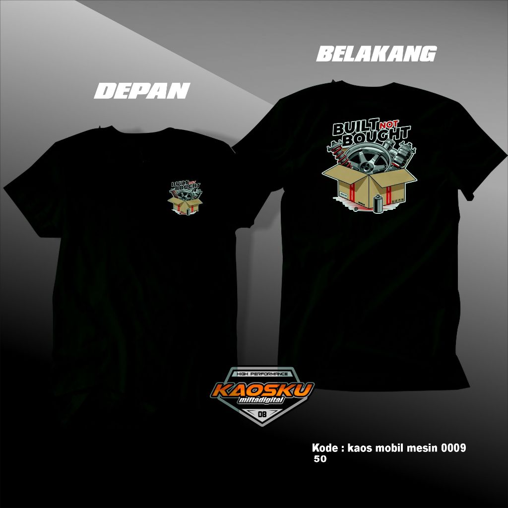 Kaos Mobil Mesin Kaos Baju Distro Keren Terbaru Murah Bisa COD