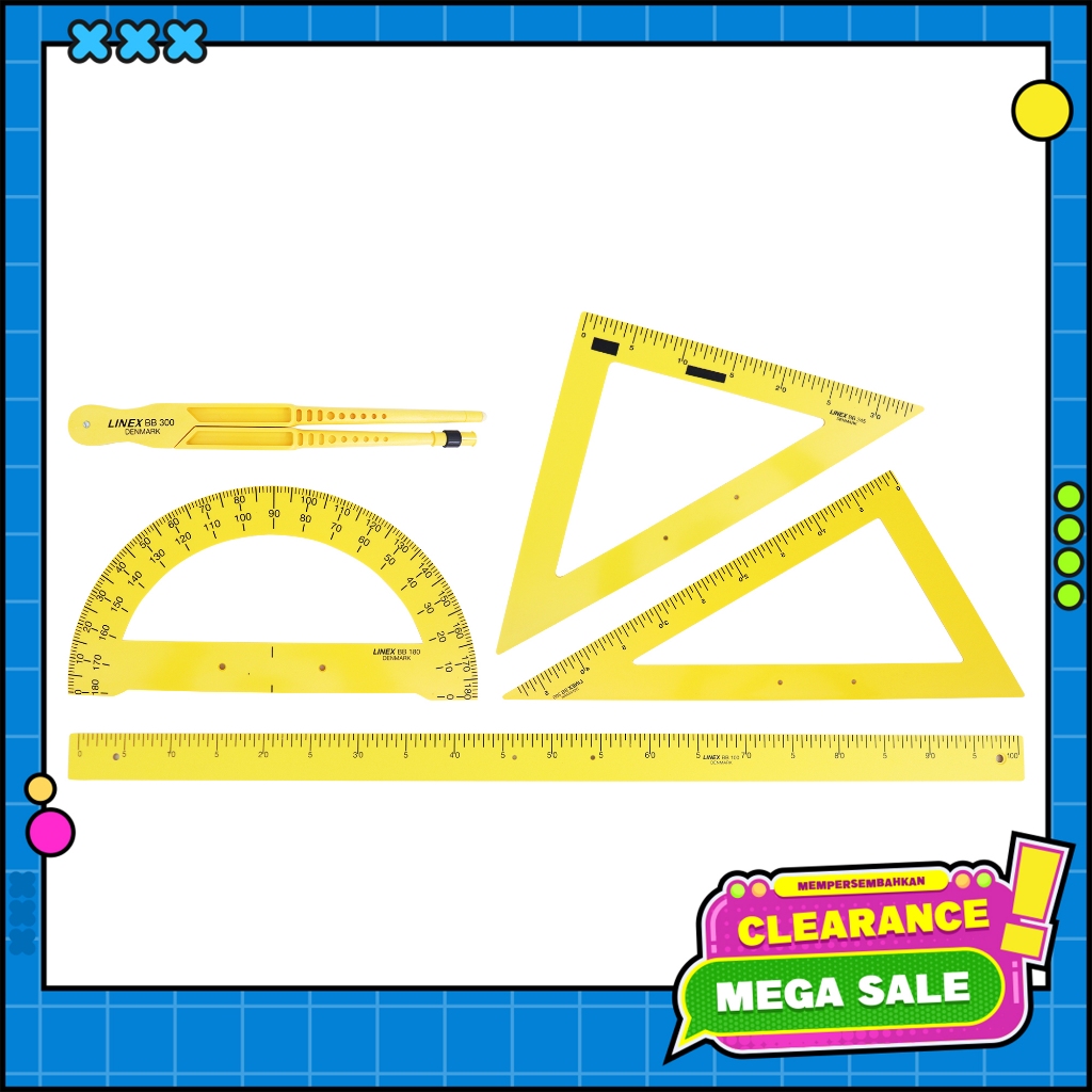 

[BMS Tangerang] LINEX - Black Board set / white board set - 0792 00 [Clearance]