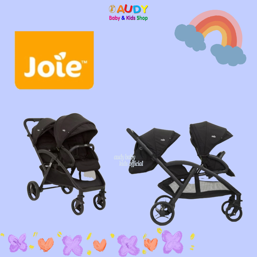 AUDY BABY - STROLLER JOIE EVALITE DUO BABY WITH RAINCOAT | KERETA DORONG BAYI | KERETA DORONG BAYI K