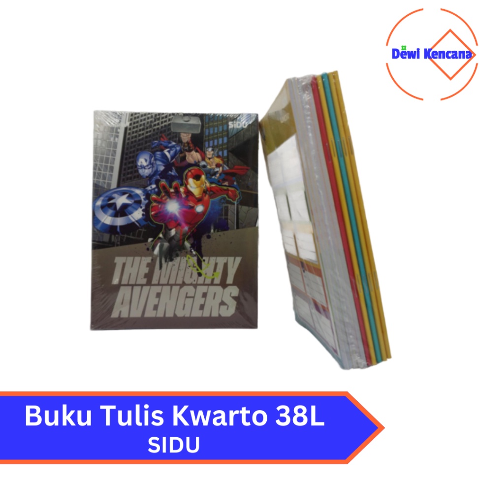 

ueBest Product Buku Tulis Kwarto 38 Lembar SiDU 1 Pak Isi 1 Buku T1