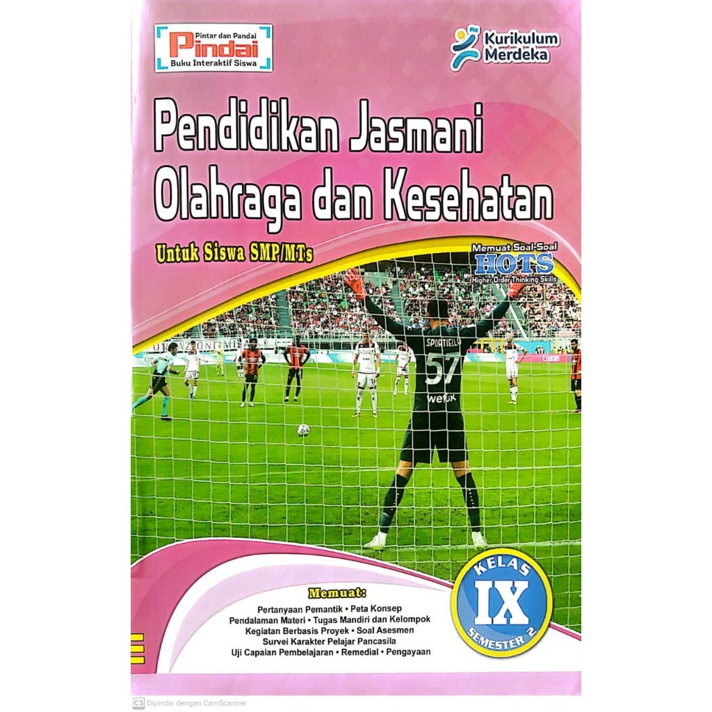 Buku LKS PJOK Kurikulum Merdeka Kelas 9 SMP/MTs Semester 2