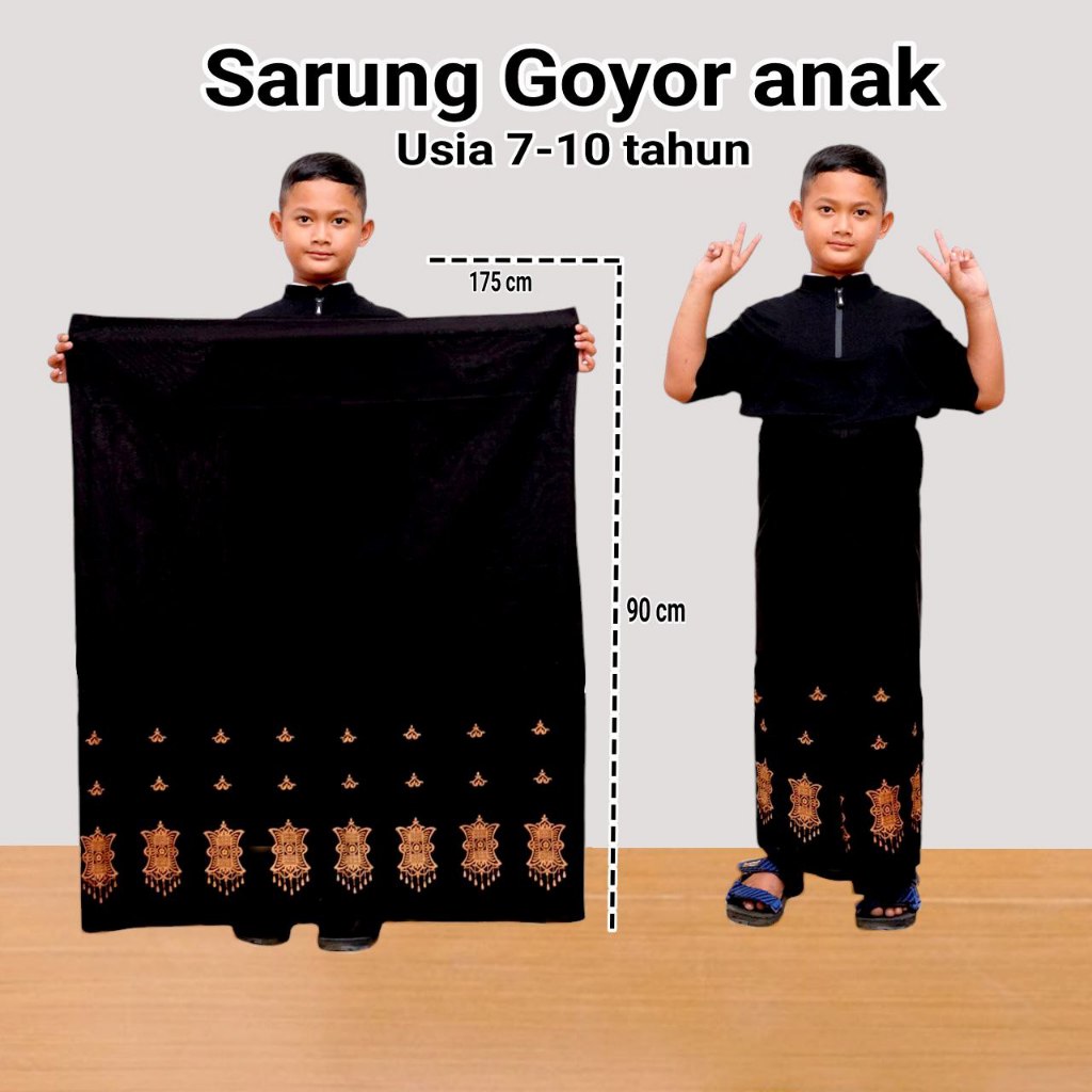 SARUNG ANAK / SARUNG WAYANG ANAK / SARUNG SANTRI ANAK / SARUNG ANAK SD BISA COD