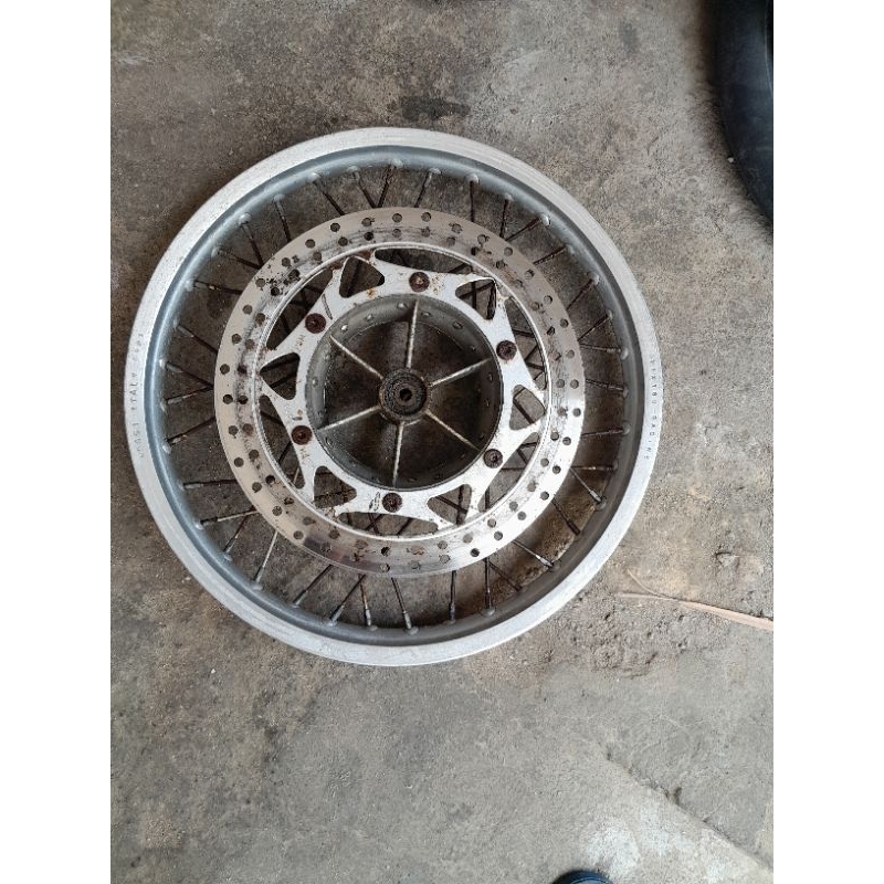 Velg depan Rossi ITALI tromol Ninja ukuran 160 ring 17