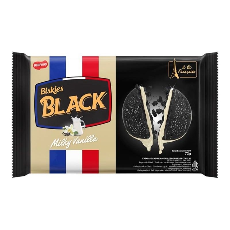 

Biskies Black Biskuit Milky Vanila 72 g