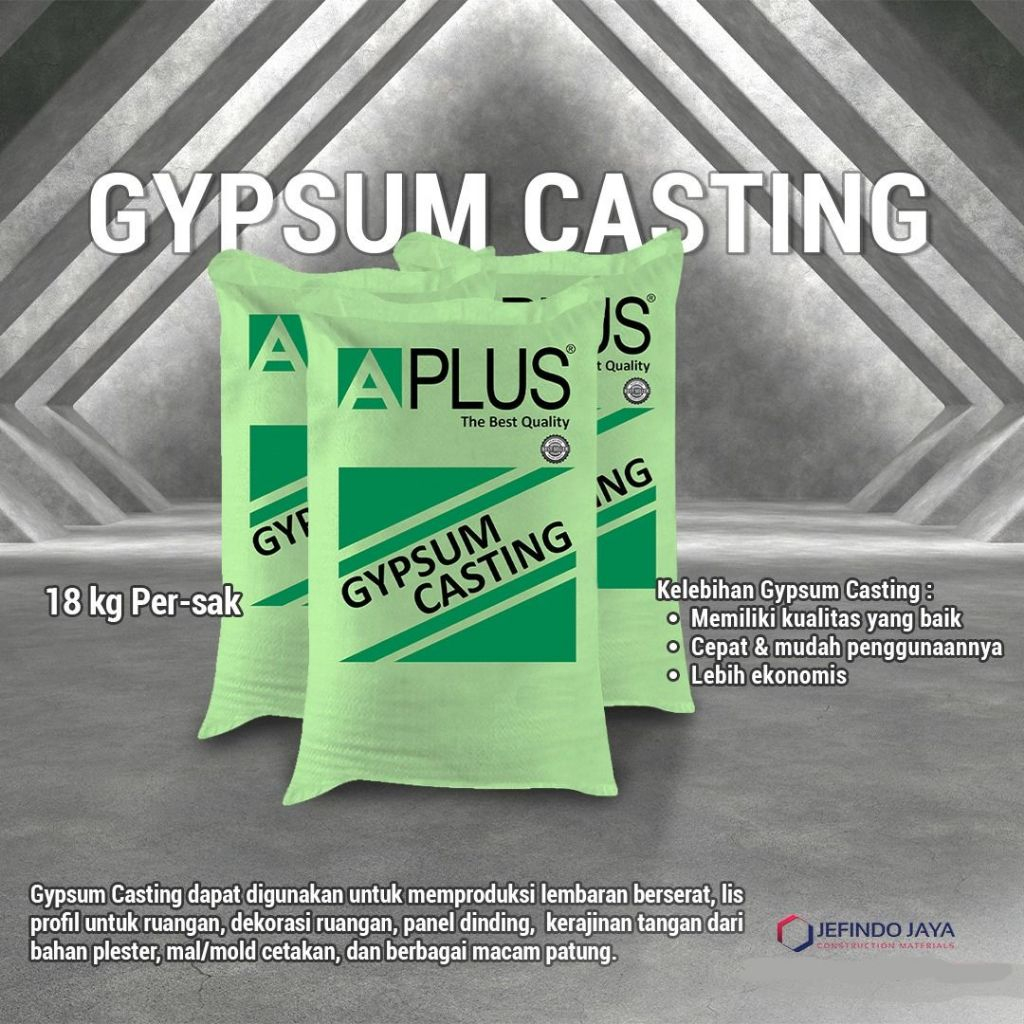 GYPSUM CASTING - PLESTER TEMBOK