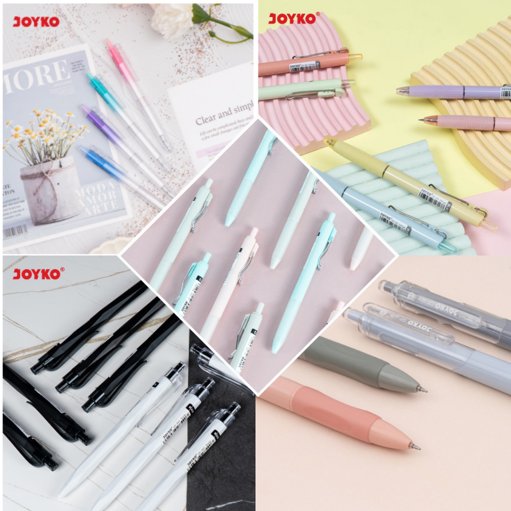 

Gel Pen Pulpen Pena Joyko GP-343 GP-341 GP-340 GP-404 Pasuteru Gel 0.5 mm -ATK