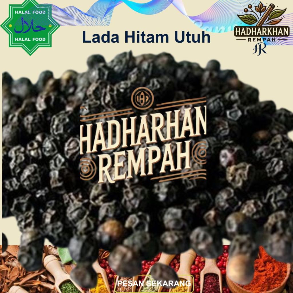 

black paper/lada hitam utuh 500 gr