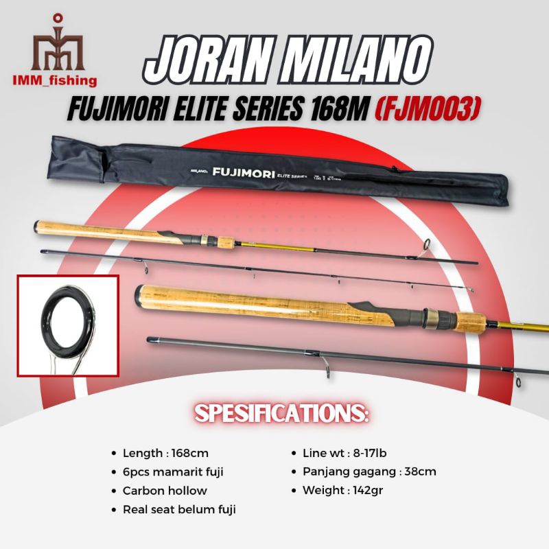 JORAN MILANO FUJIMORI ELITE SERIES | Tongkat Pancing | Fishing Rod