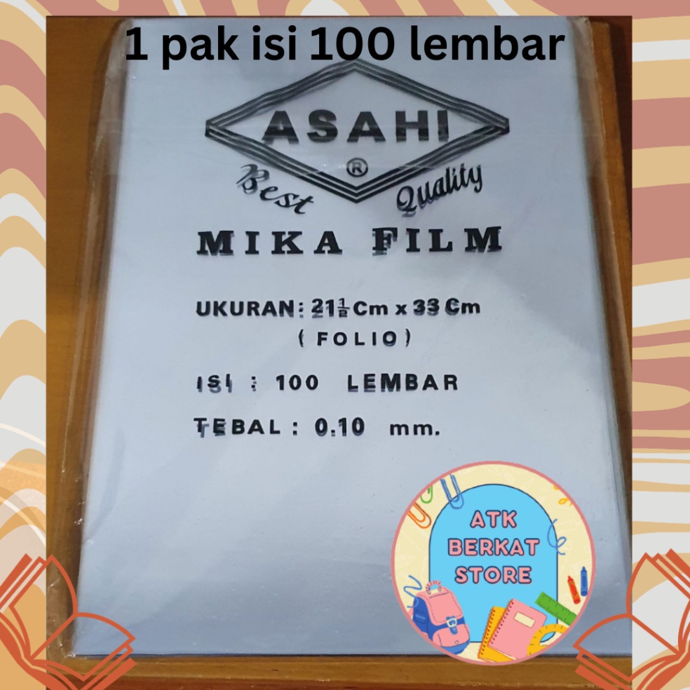 

7rTerkini 1 pcs Cover mika plastik jilid tebal 1 mm K53