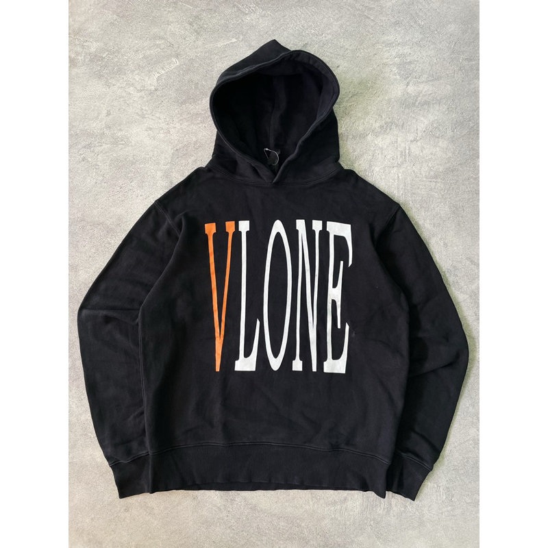 Vlone classic orange hoodie authentic original