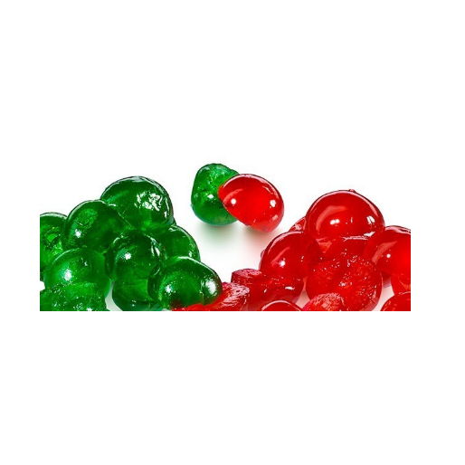 

GREEN Cherry Ceri Hijau Potong Topping Cake Black Forest isi 10