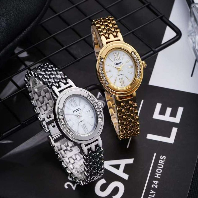 MK MIKE JAM TANGAN WANITA/FREEBOX+BATTERAI CADANGAN/8413